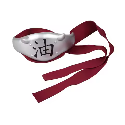 HAni 2025 Anime Jiraiya Cosplay Costume Accessory Red Headband Halloween Clothes Custom Made ☆★ww