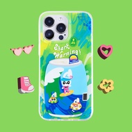 [SG SELLER|Fast SHIPPING]JUST IN CASE IPHONE CASE Rabbit's Shark Warning iPhone 14pro max, 14 pro, 1