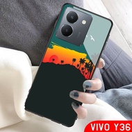 [A13] Vivo Y36 Case Vivo Y36 Glitter Glass Softcase Vivo Y36 Phone Case/ Vivo Y36 Case/