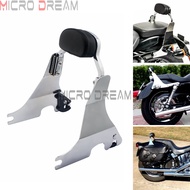 Short Motorcycle Passenger Backrest Sissy Bar For Harley Sportster 2004-2020 SuperLow Iron 883 1200 
