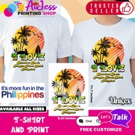 I LOVE Dumaluan Beach, Panglao Island, Bohol, Philippines T-SHIRT DESIGN BEST FOR AND SOUVENIR