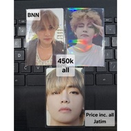 [BOOKED] Official PC Photocard Layover BNN Bundle PC Bluray Sowoozoo BTS V Taehyung