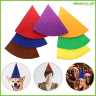 7Pcs Felt Christmas Dwarf Caps for Party Decoration and Halloween Costume Props chuancsj