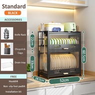 Gslife Kệ Tủ Để Đồ Có Khay Hứng Nước-Kệ Nhà Bếp Lưu Trữ Kệ Với Ngăn Kéo Fullset