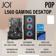 JOI POP L560 GAMING PC ( I5-12400F, 16GB, 500GB, RTX4060 8GB, W11P )