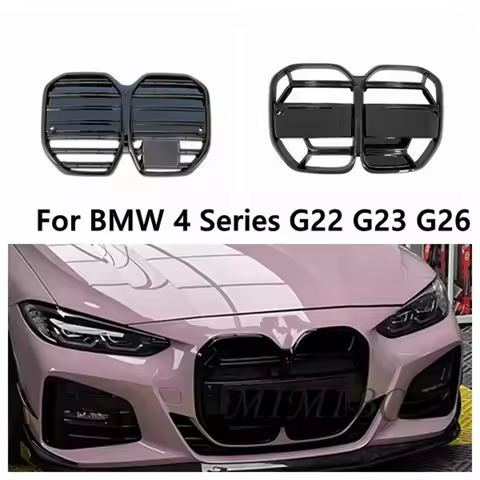4 Series I4 Grille For BMW G22 G23 G26 Front CSL Style M4 Grill Auto Racing Grid 2021- xDrive Gran C