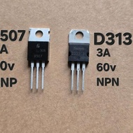 (Npn Pnp 3A 60V Transistor) Low Frequency Power Amplifier Transistor Af Switching D313 B507 2Sd313 2