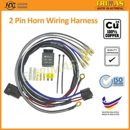 TRIMAS Plug and Play Horn Wiring Harness Relay Wire Kit For Car Truck Lorry Dual Electric Disc BM Horn Universal PNP