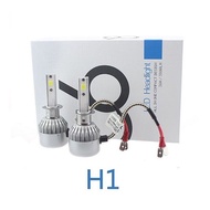 C6 H1 LED Headlight foglight 6000k 100%genuine light cob motor LED car LED H1 type
