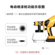 Spray Paint Gun Automatic Household Spray Electric Paint Gun Spray Paint Pot Spray Gun Portable Spra