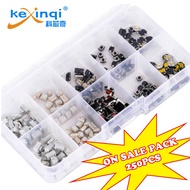250pcs/box10 Models Car Remote Control Tablet Micro Switch Key Touch Tactile Push Button Component