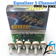 Kit Equalizer 5 Channel Mono ONIC Potensio Putar by BME