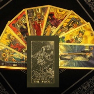 Gold Foil tarot Card Carrot Card tarot Color Print tarot Card PVC Waterproof tarot Card Manual Board