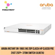 Aruba Instant On 1960 24G 20p Class4 4p Class6 PoE 2XGT 2SFP+ 370W Switch (JL807A)