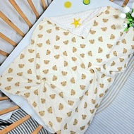 Chăn xô Muslin hạt đậu cho bé Chất liệu vải xô Hàn Muslin siêu mềm mại dày dặn kích thước 80x100cm