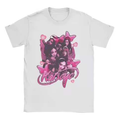 Women's Megan Katseye Gnarly T Shirt Soft Is Strong Album Pure Clothes Short Sleeve Round Collar Tee