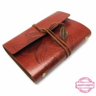 Retro Leather Binder Notebook A5 A6 Vintage Klasih Diary Journal Book - BSD666