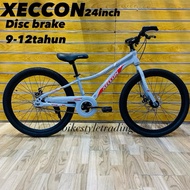 XECCON BASIKAL 24inch Disc Brake/Basikal budak 9tahun ke atas/Basikal dewasa/Basikal murah/Mountain 