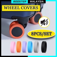 【Wheels Cover】Protect your luggage wheels with our 8-pieces set of travel protectors suitcase wheel roda bagasi 旅行箱轮套