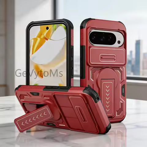 Heavy Duty Military Grade Armor Case For Google Pixel 10 Pro XL Pixel10pro Slide Camera Cover Kickst