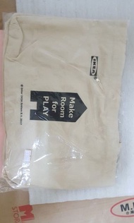 【✡加購百元商品1件免運費✡限量珍藏版✡】 IKEA橫式A4原色系帆布提袋