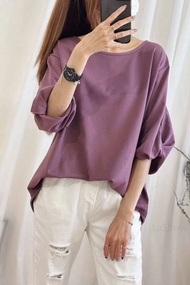 395 HYK SHOP🇲🇾 long sleeve t-shirt women tshirt lengan panjang casual style shirt