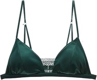Yfymk-sg Women's Bra Single Piece Sexy Deep V Summer Thin Section French Lace Underwear, No Steel Ri
