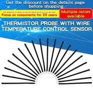 10PCS Thermistor NTC Negative Temperature Coefficient MF52D 10K/100K Probe with Wire Temperature Sen