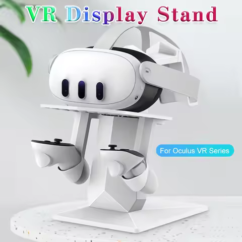 VR Stand Display Holdeand Controller for Meta Quest 3/Meta Quest Pro/Oculus Quest 2/Oculus Quest Rec