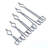 High quality metal cooking tongs, laboratory clamp metal cooking tongs, dark chrome plated metal coo