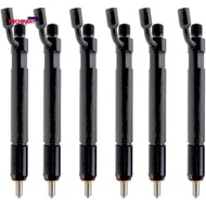 Set of 6 Fuel Diesel Injector 3802097 3908507 3918432 For Cummins 4BT 3.9L 6B5.9L 6CT 8.3L / 210HP e