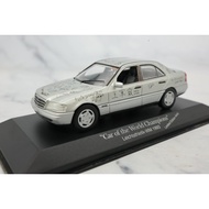[Out-of-Print Single Set] Mini Cut 1/43 minichamps 1/43 Mercedes-Benz C180 "Car of the World Champio