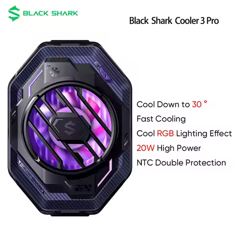 Original Black Shark Cooler 3 Pro Gaming Cooler Smart FunCooler For Android / iOS iphone 15 Xiaomi N