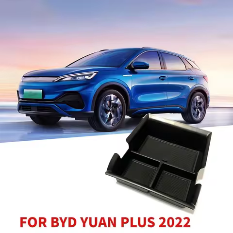 For BYD Atto 3 Yuan Plus 22-23 Years Car Center Console Storage Box Armrest Box Storage Tray byd act