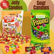 ROSHEN Peppinezz Sour Jelly Candy– Fruit-Filled Sweet & Tangy Treats|1KG, 500G, 250G, and 100G Packs