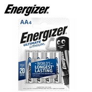 4PCS GENUINE Energizer Ultimate Lithium AA Battery 1.5V - L91BP4