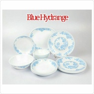 CORELLE DINNER SET 20 PCS BLUE HYDRANGE
