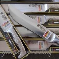 Knife ZELEX Stainless Steel 4mm Thick10.6" Pisau Potong Kelapa Pisau Parang