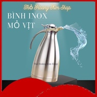 Stainless steel speculum water bottle, 2L speculum bottle, stainless steel tea pot with handle and t