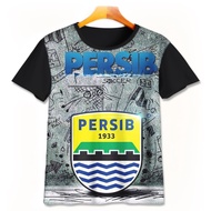 Kids Football T-Shirt - Cute 3D Football Shirt - Indonesian Football Club Printing T-Shirt CbI-1-des