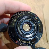 Brightin Star 28mm F2.8 / 星耀 黑漆黃銅餅乾鏡 / Leica M 接環