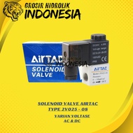 SOLENOID VALVE 2V025-08 SELENOID VALVE AIRTAC TYPE 2V025 08 AC220 / DC24