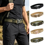 Tactical Belt Canvas Nylon Quick-release Buckle Woven Belt Tali Pinggang Fesyen Lembut Tahan Lama