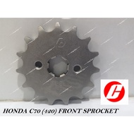 GEGANCU DEPAN HONDA C70 | GBO  13T | 14T | 15T CHEANG FRONT SPROCKET (420)