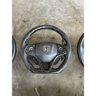 Honda jazz Fit City GK5 GM6 Carbon Fiber Steering Wheel Multifunction 🇯🇵