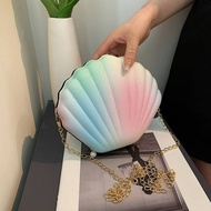 Scallop Bag Shoulder Size W19 S16 T5 cm From Thailand