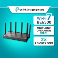 TP-Link Archer BE400 WiFi 7 BE6500 Dual-Band Dual 2.5G Ports Router with EasyMesh HomeShield
