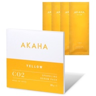 AKAHA Carbonated Pack [Raw Carbonated x Vitamin C] Just apply without mixing/Dries pores/40 types of