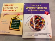 Pan Lloyds 英文文法練習簿 + grammar English Brilliance 練習簿 中一  兩本$80