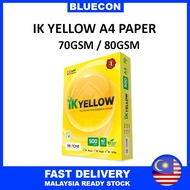 IK YELLOW A4 PAPER BLUECON